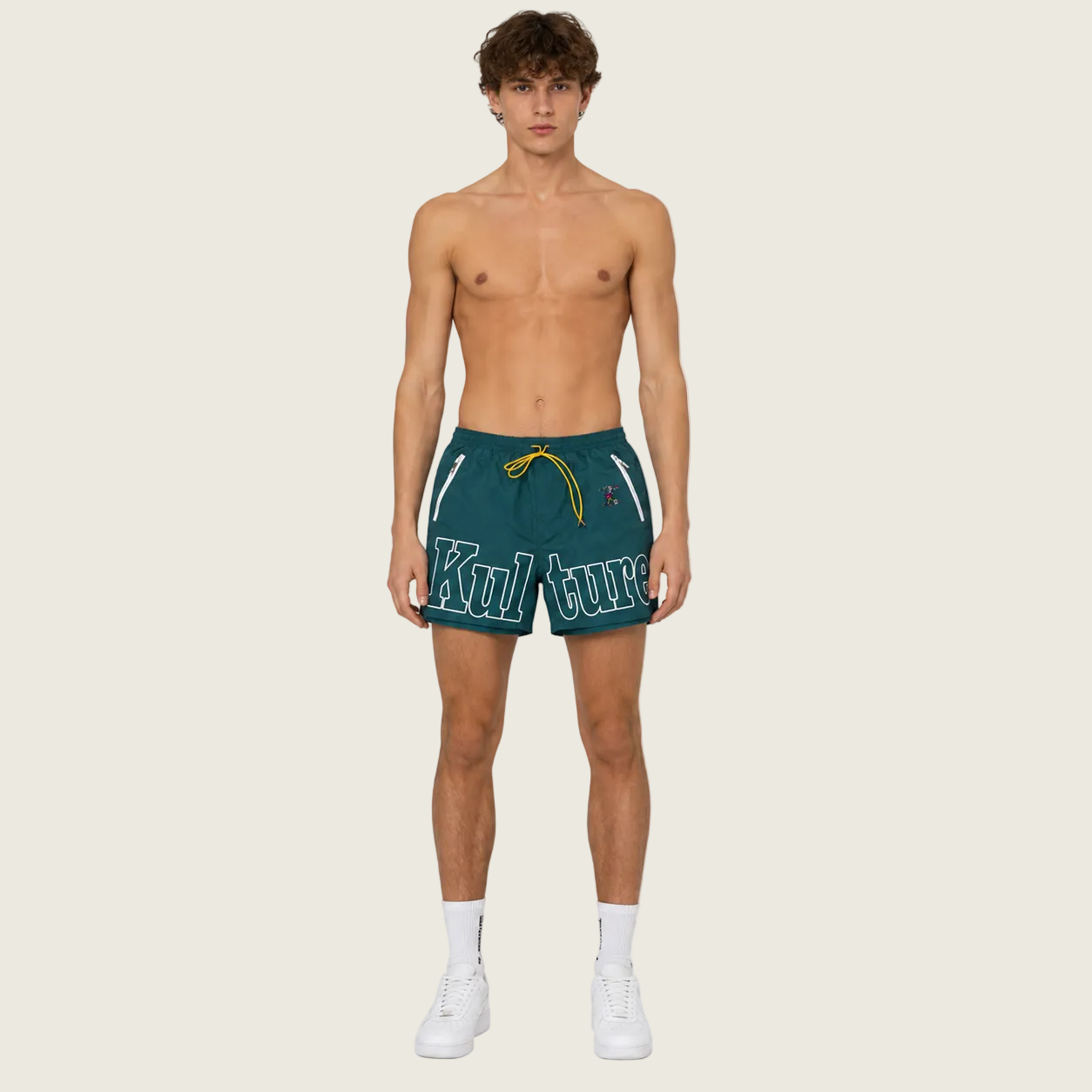 Kulture Teal Swim & Leisure Shorts