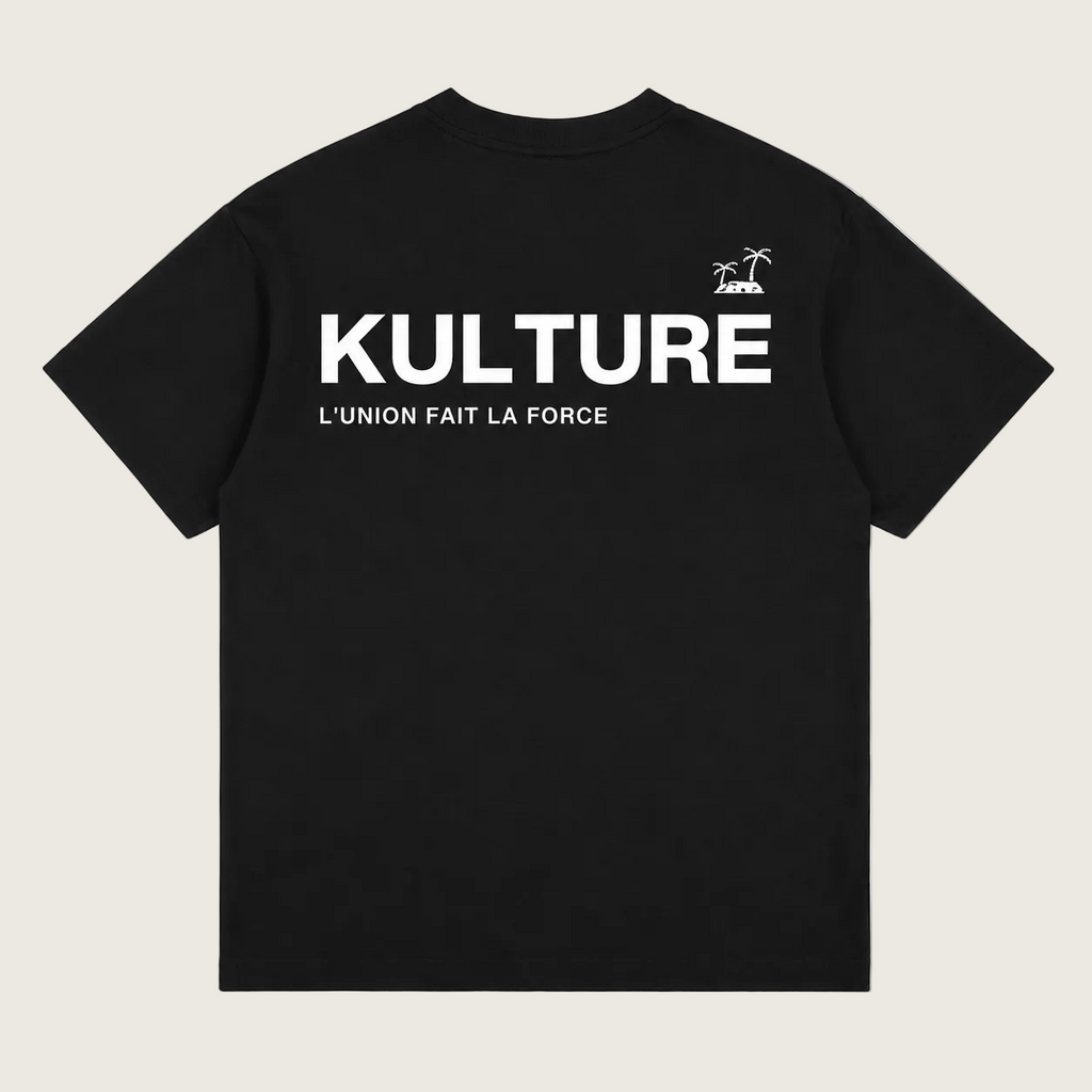 Kulture Unity Oversized Tee – Black