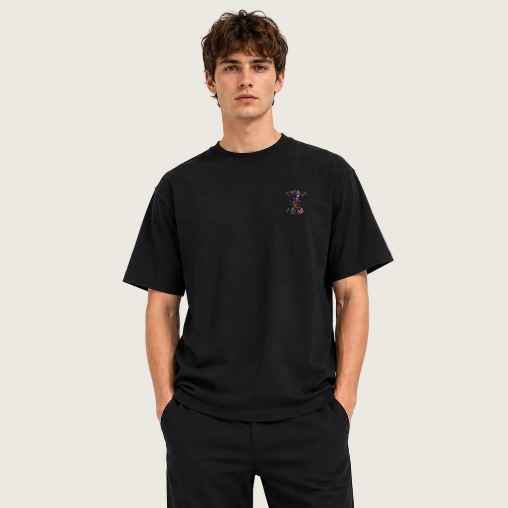 Kulture Unity Oversized Tee – Black