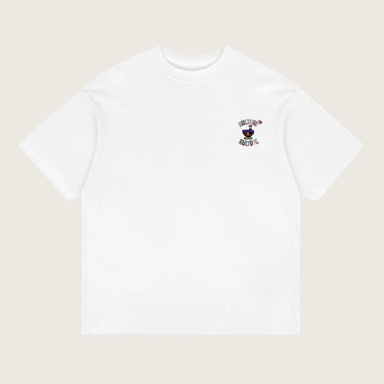 Kulture Unity Oversized Tee – White