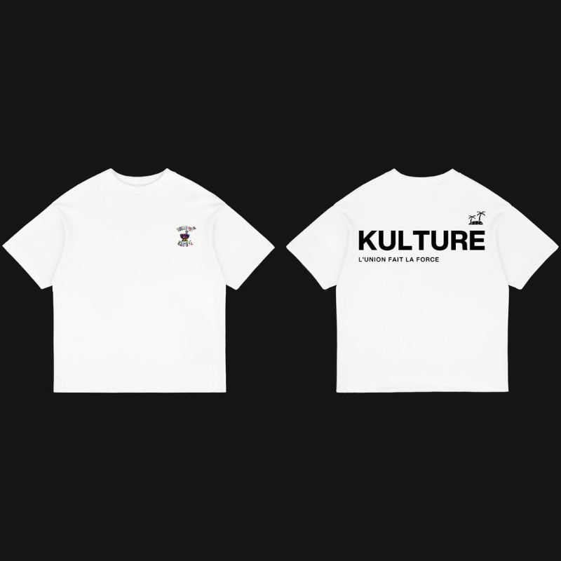 Kulture Unity Oversized Tee – White