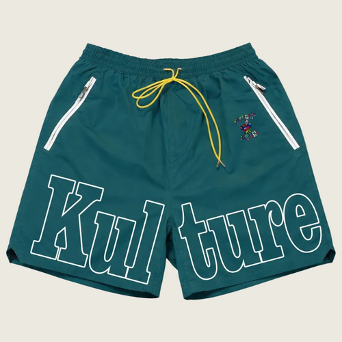 Kulture Teal Swim & Leisure Shorts